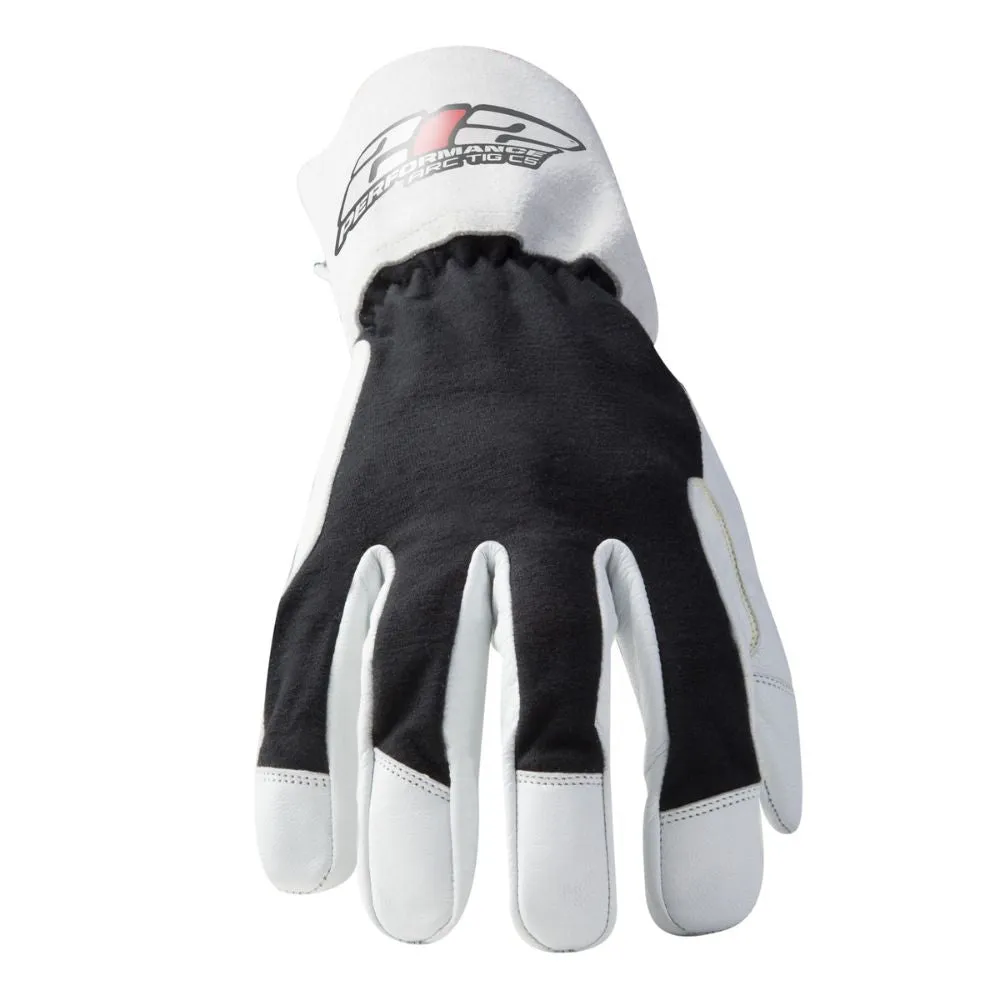 212 Performance ARCTIGEC5-05-009 ARC Economy TIG Cut 5 Resistant Goatskin Welding Gloves, Medium Black;White