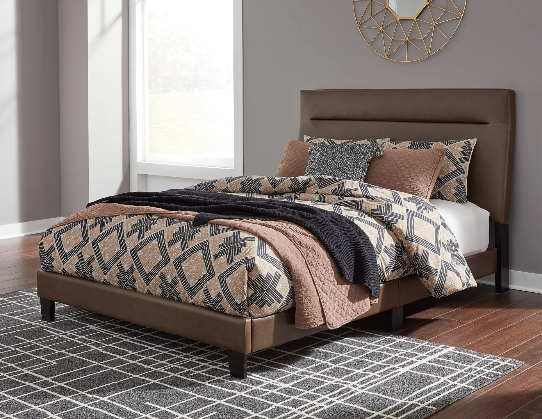 Adelloni Upholstered Bed - Comfortable Bedroom Bed