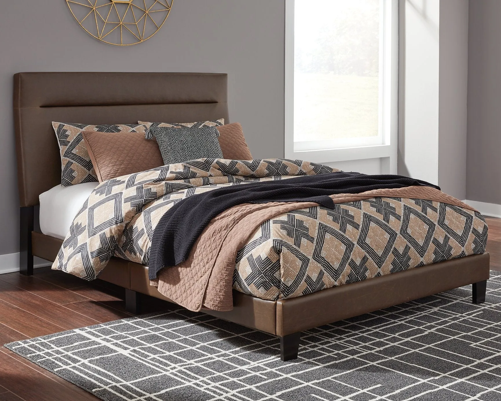 Adelloni Upholstered Bed - Comfortable Bedroom Bed