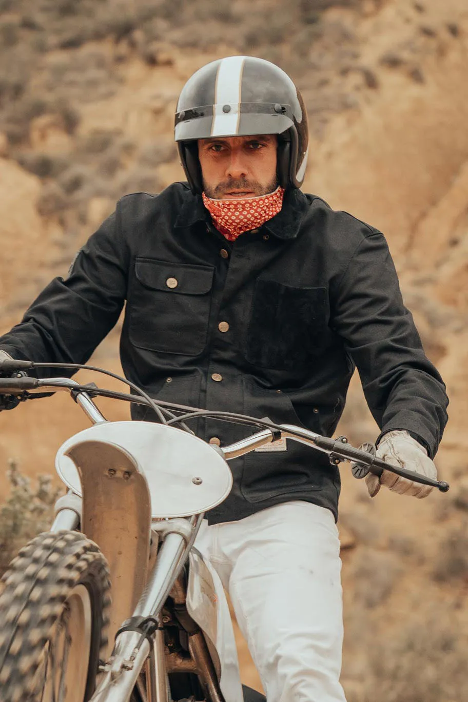 Age of Glory Craftsman Black Cotton Jacket