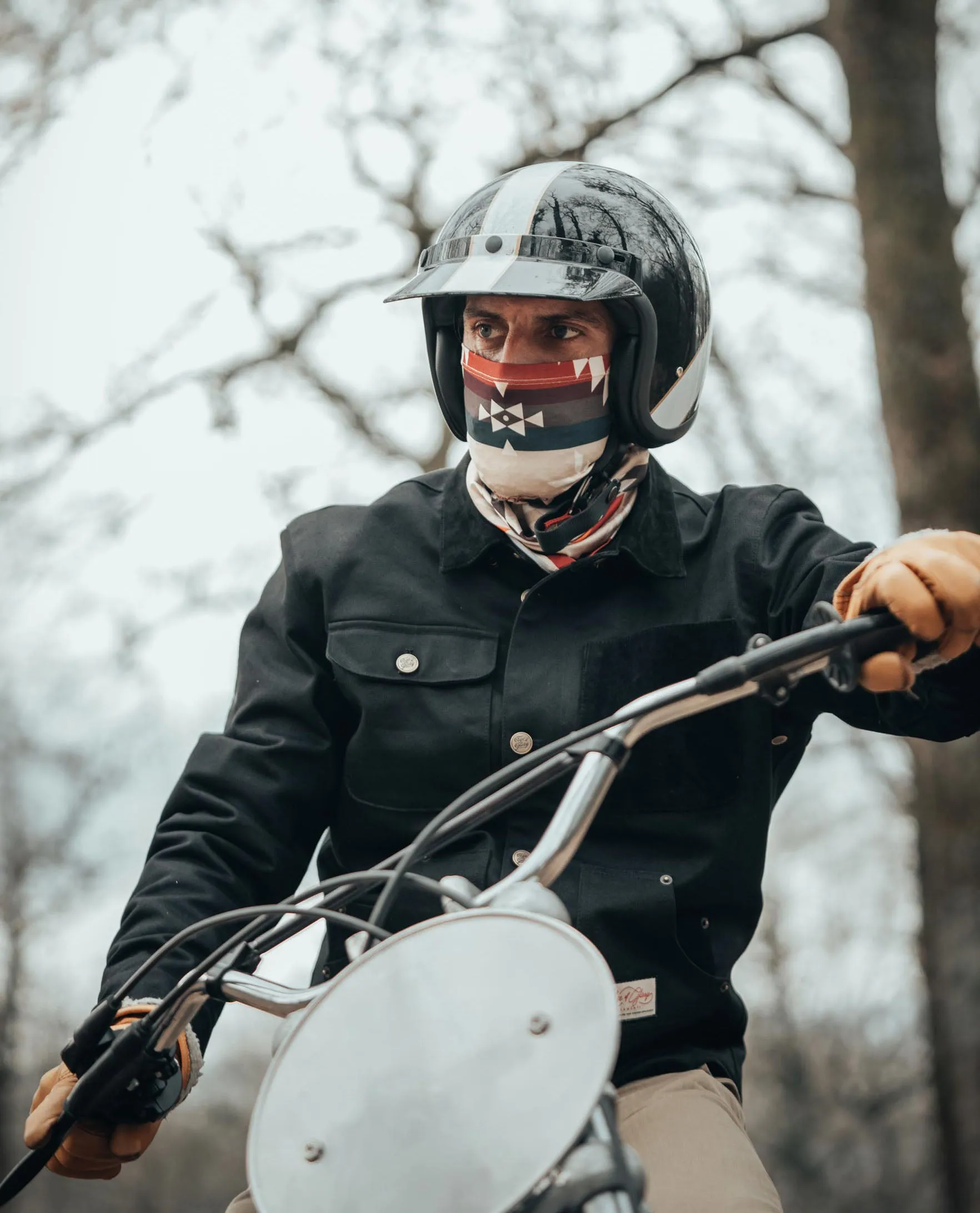 Age of Glory Craftsman Black Cotton Jacket