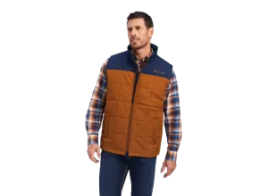 Ariat Men's Crius Insulated Chestnut & Navy Insulated Vest