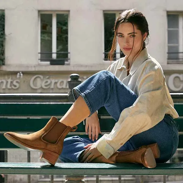 Bambi Brown | Suede Chelsea boot