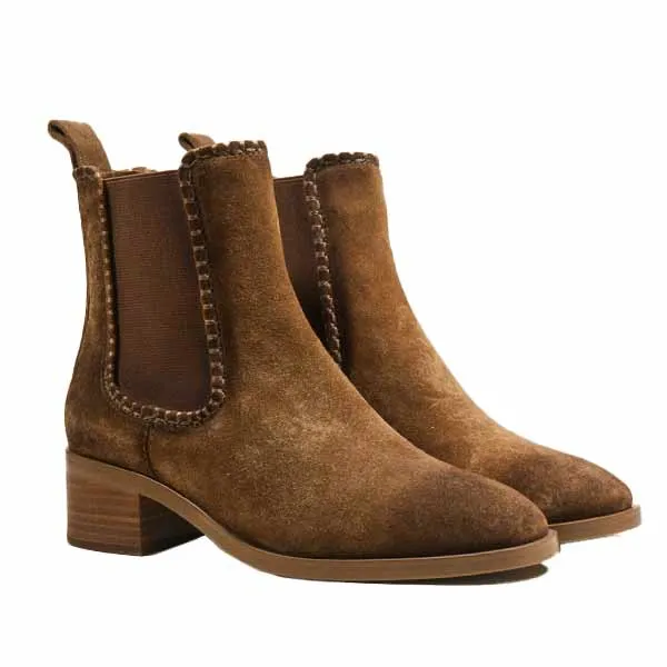 Bambi Brown | Suede Chelsea boot