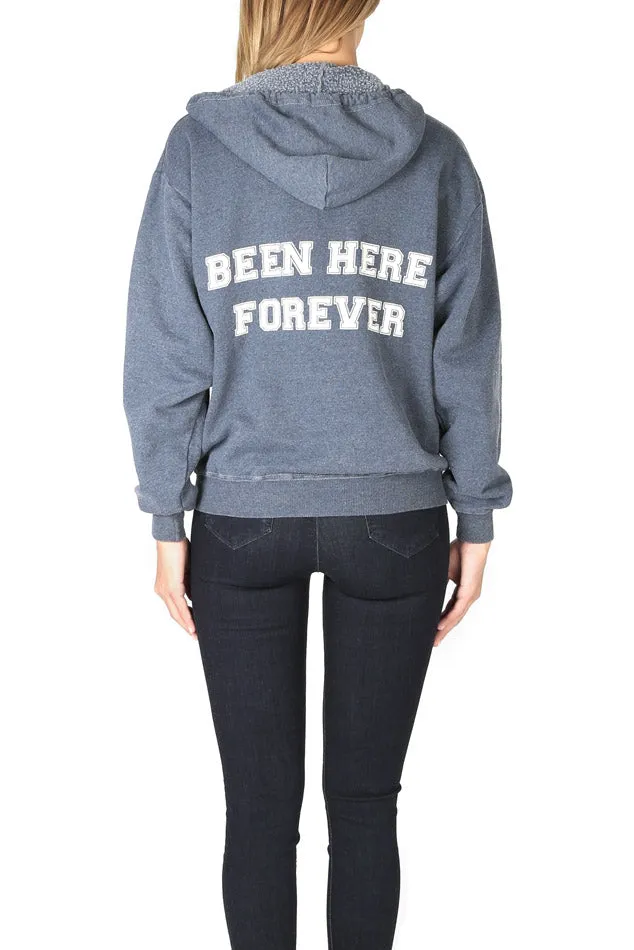 Been Here Forever Hoodie Navy