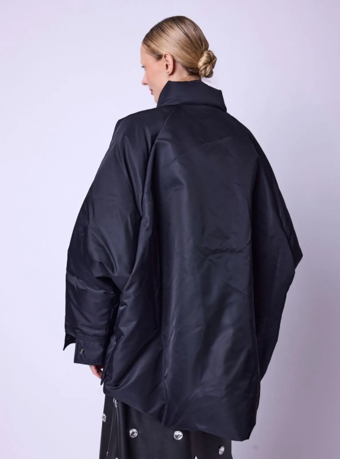 Berenice Volcan Oversized Jacket in Black