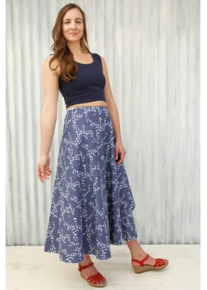 Blue Sparrow Wrap Skirt
