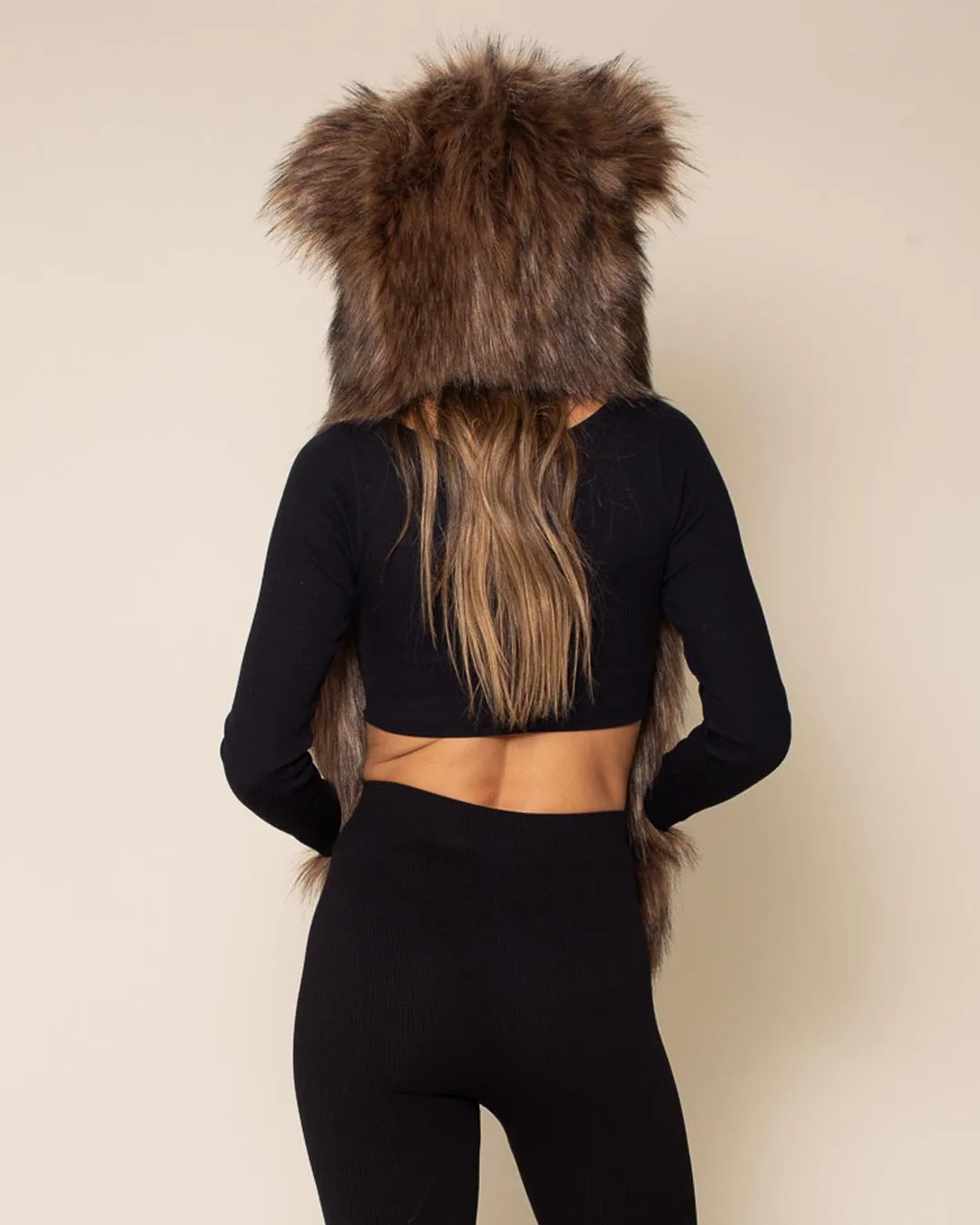 Brown Bear Collector Edition Faux Fur Hood | Women's