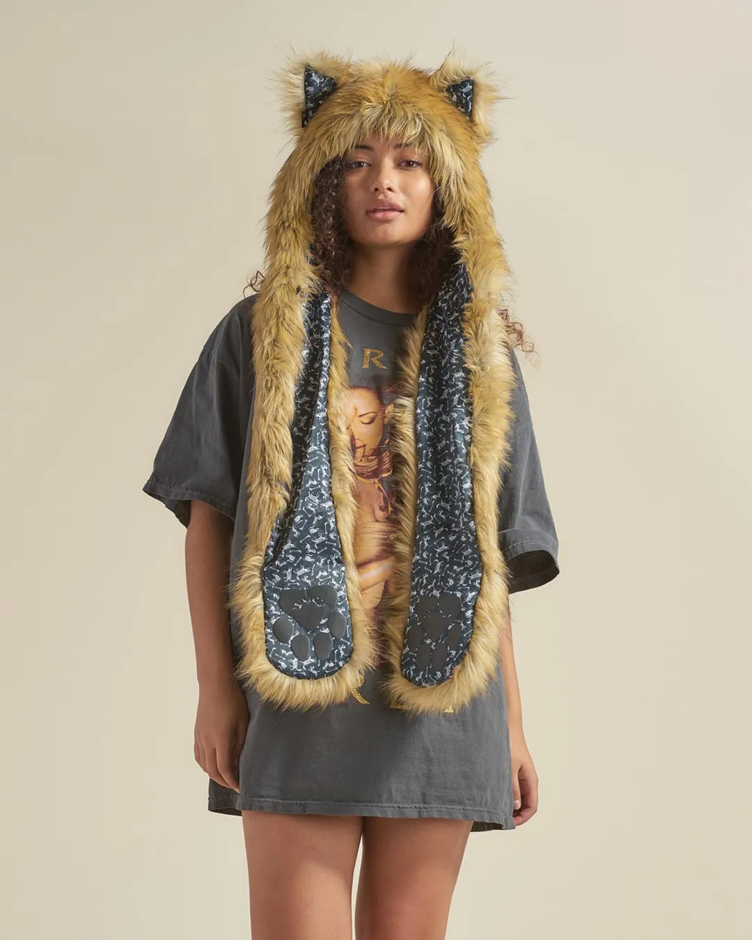 Calacas Wolf Collector Edition Faux Fur Hood | Women's