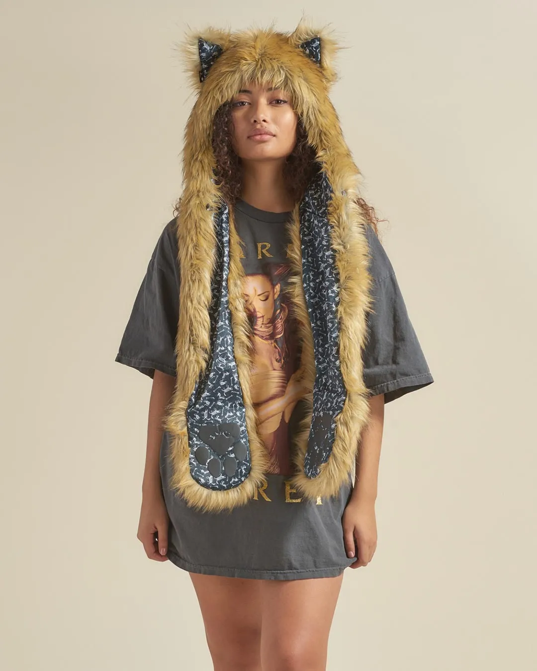 Calacas Wolf Collector Edition Faux Fur Hood | Women's