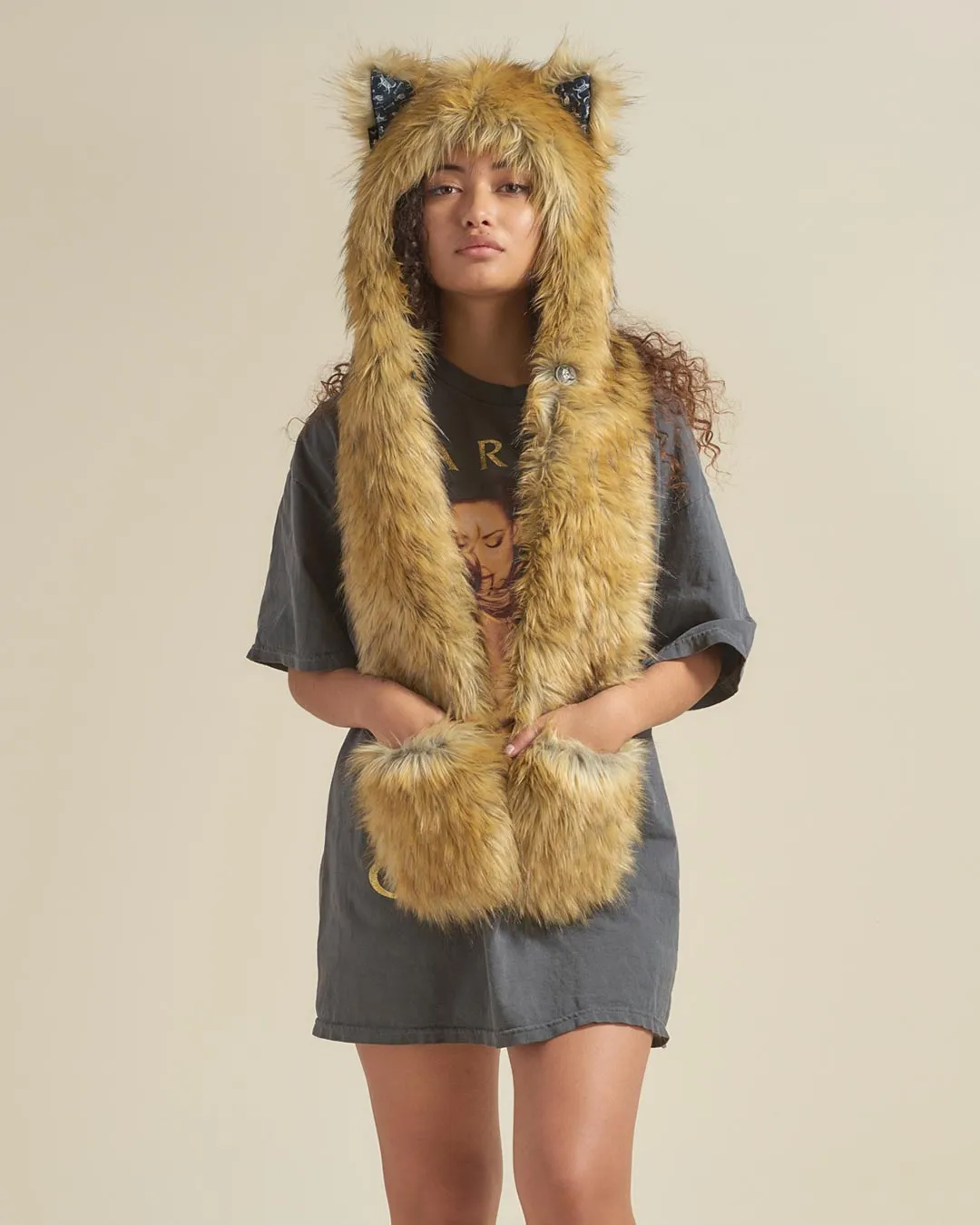 Calacas Wolf Collector Edition Faux Fur Hood | Women's