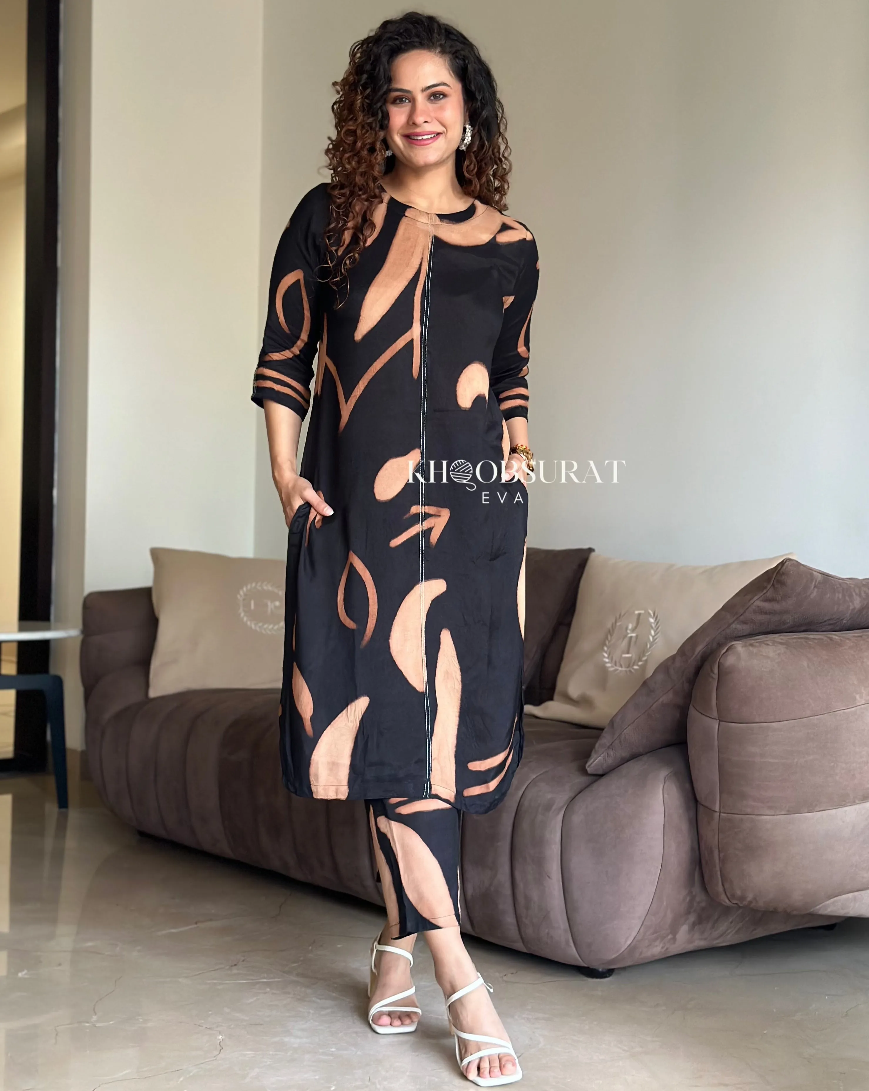 Classic Black Kurta Set