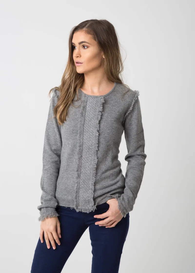 COCO Classic Tuxedo Sweater - White