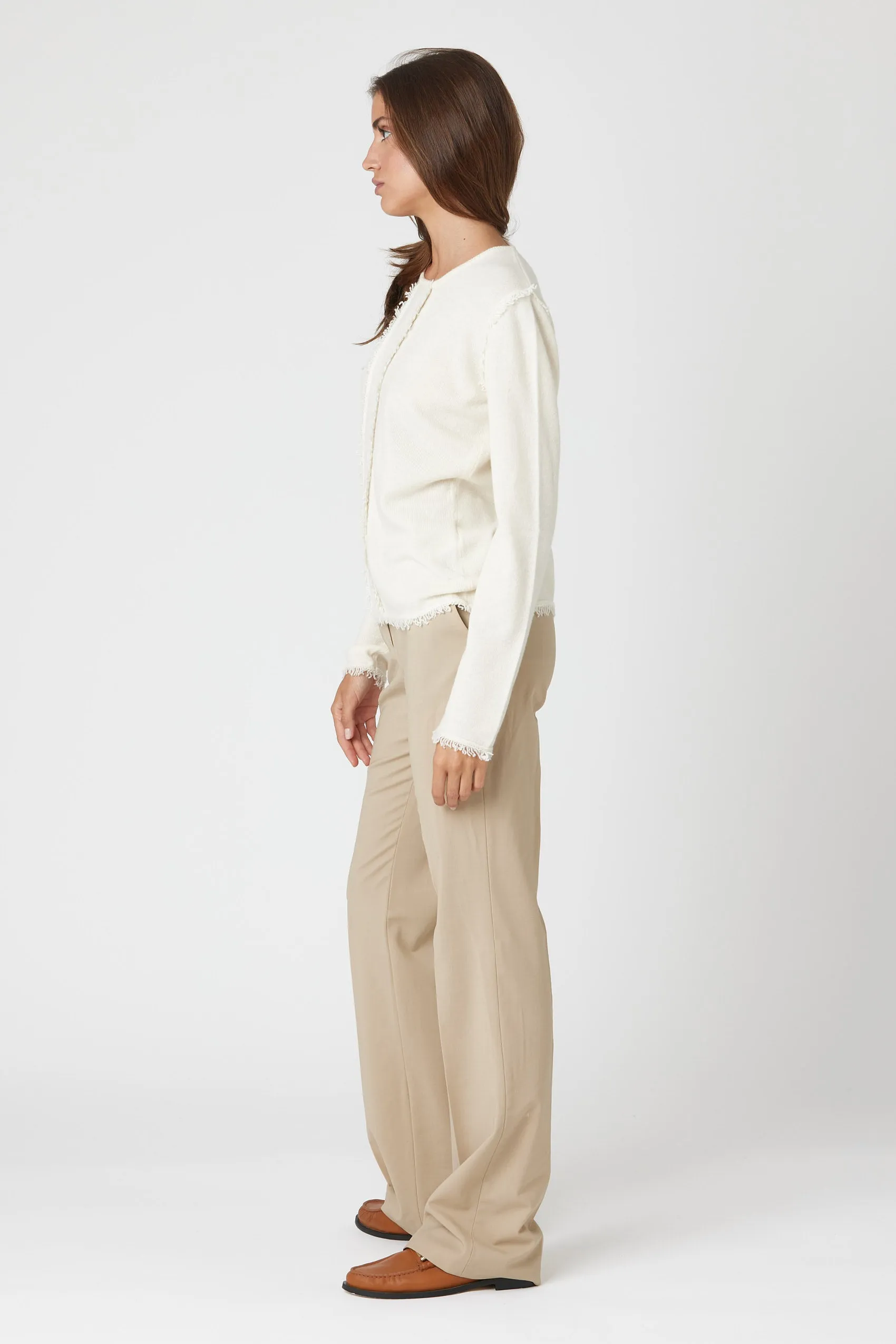 COCO Classic Tuxedo Sweater - White