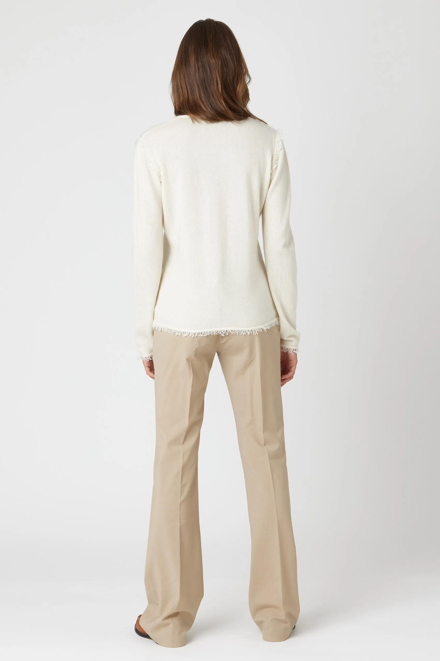 COCO Classic Tuxedo Sweater - White
