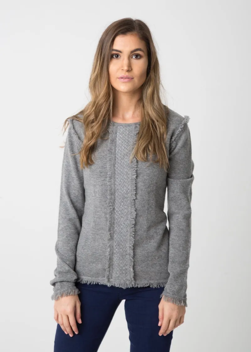 COCO Classic Tuxedo Sweater - White