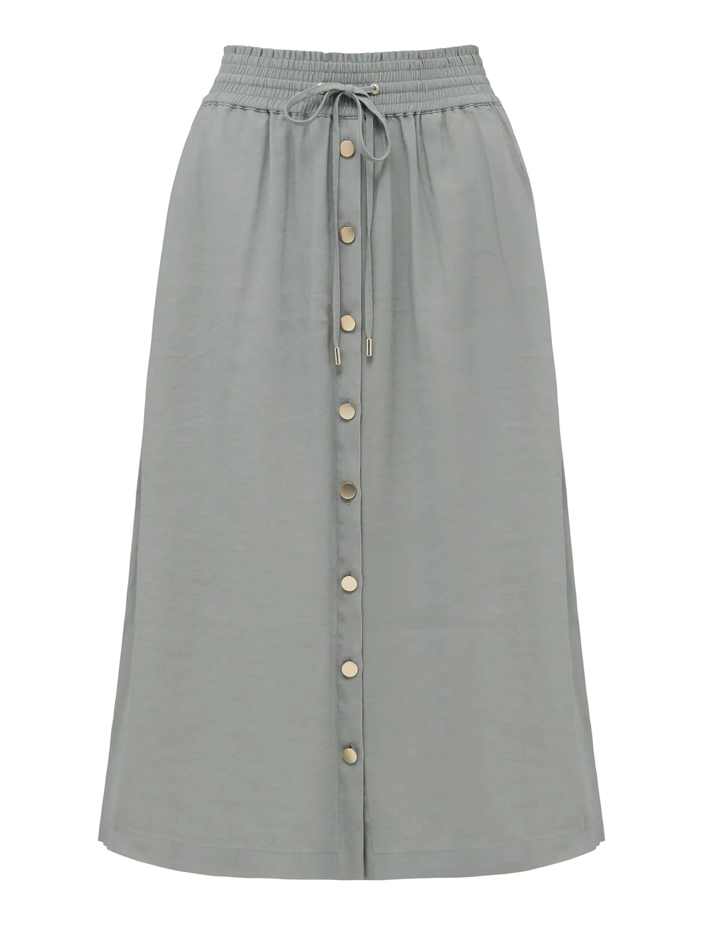 Cora Elasticated Midi Skirt