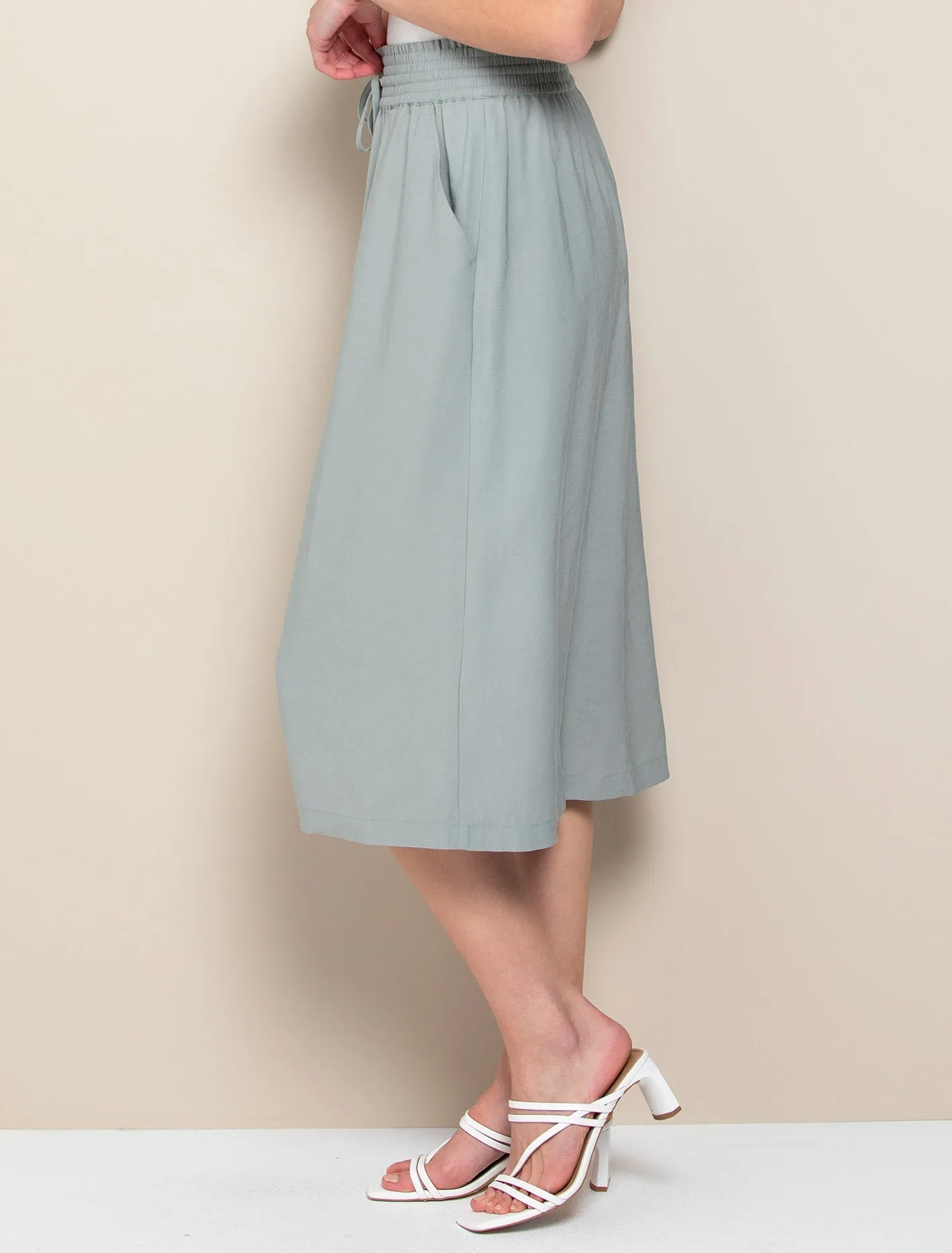 Cora Elasticated Midi Skirt