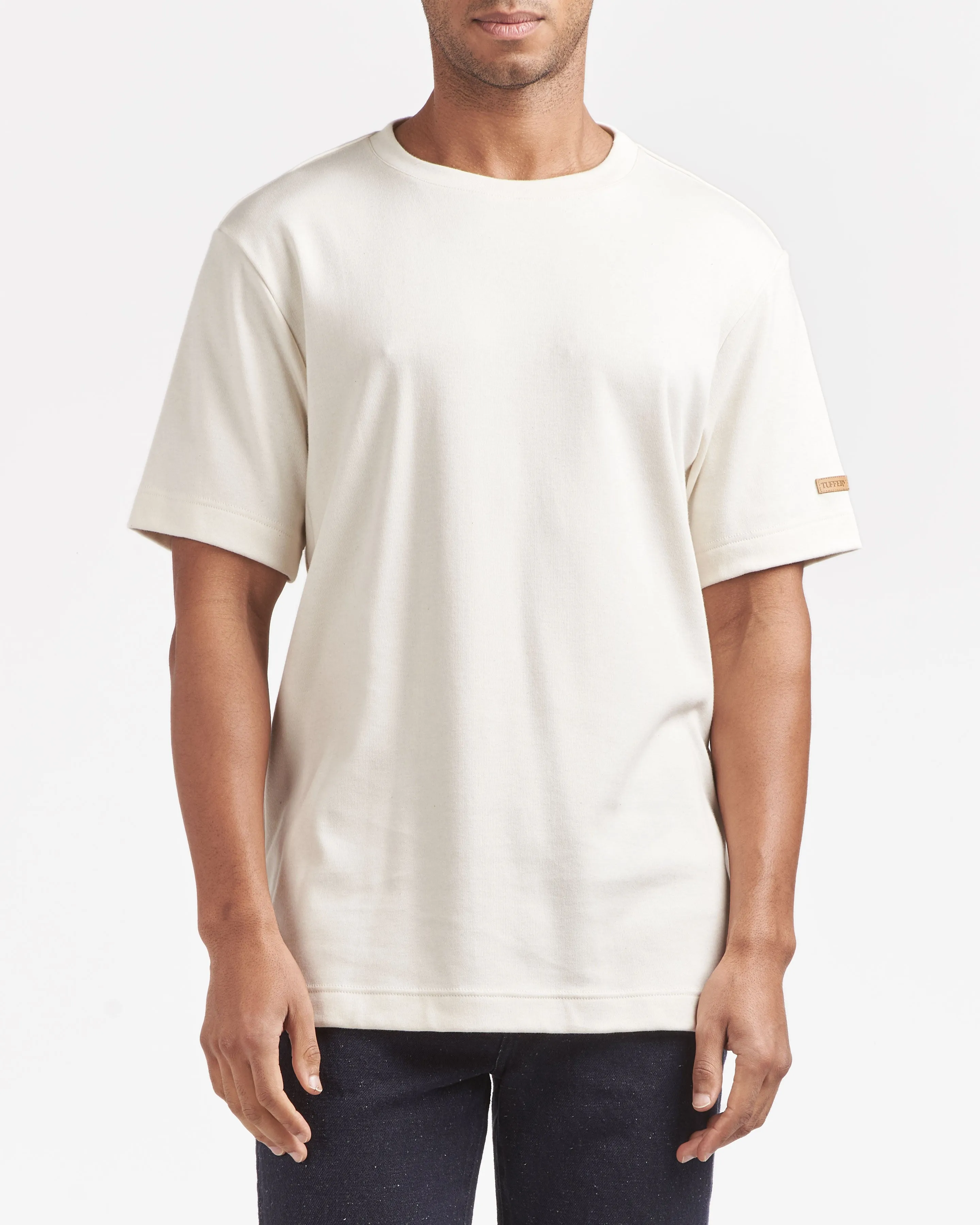 Deux T-shirts Homme Marine/Écru - Coffret Cadeau