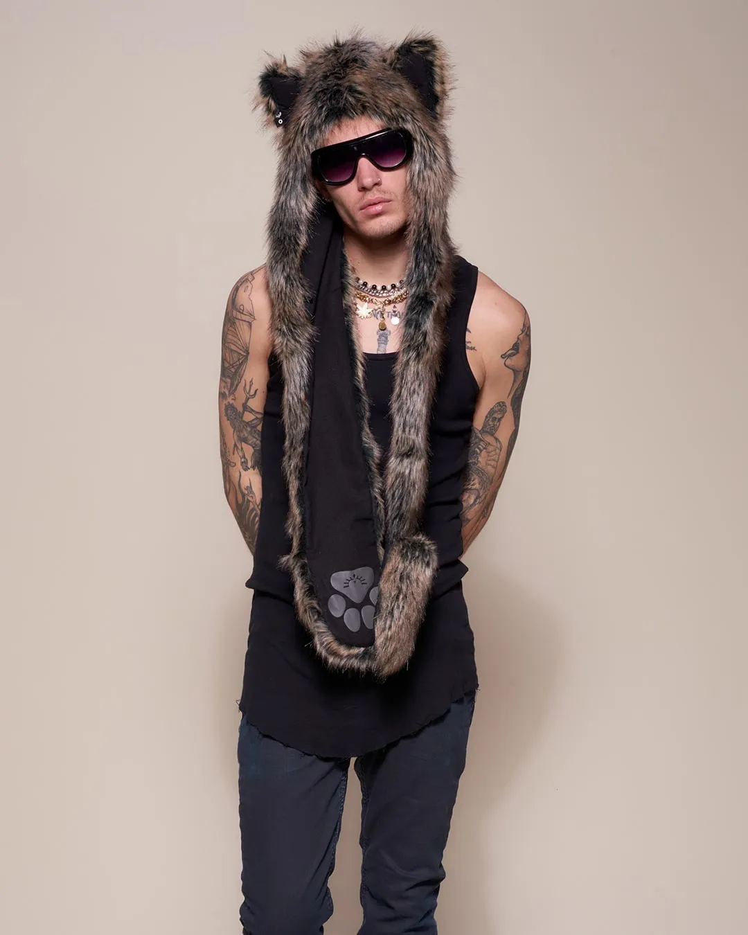 Dire Wolf Faux Fur Hood | Men's