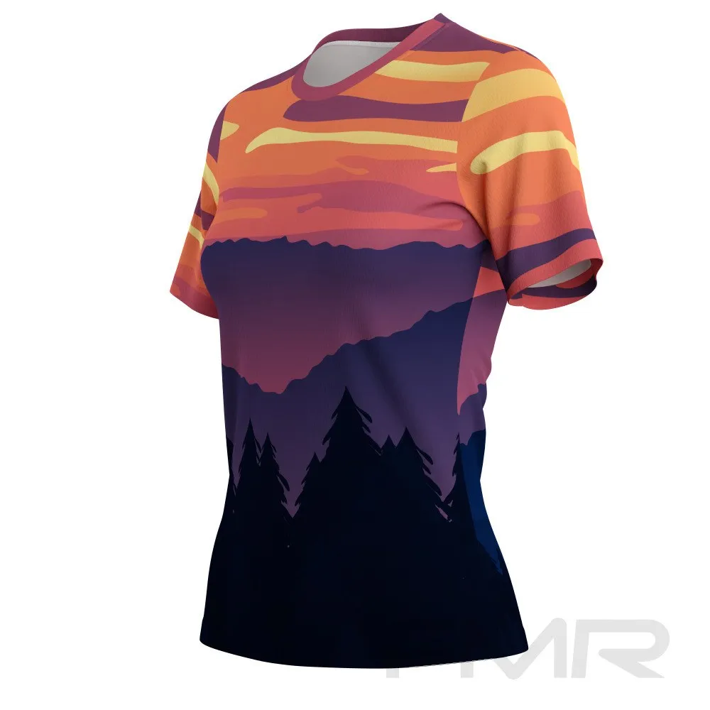 FMR Women's Sunset  Performance Short Sleeve T-Shirt