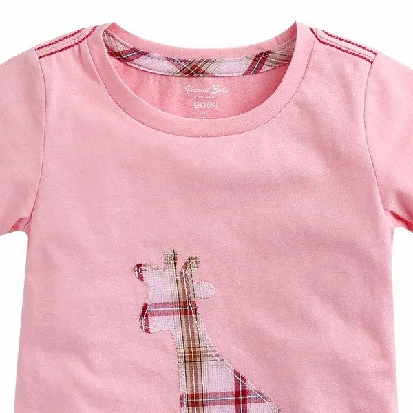 Giffy Pink Short Sleeve Tee & Shorts Set
