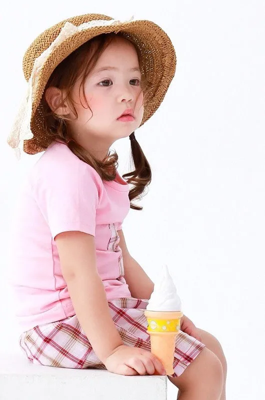 Giffy Pink Short Sleeve Tee & Shorts Set