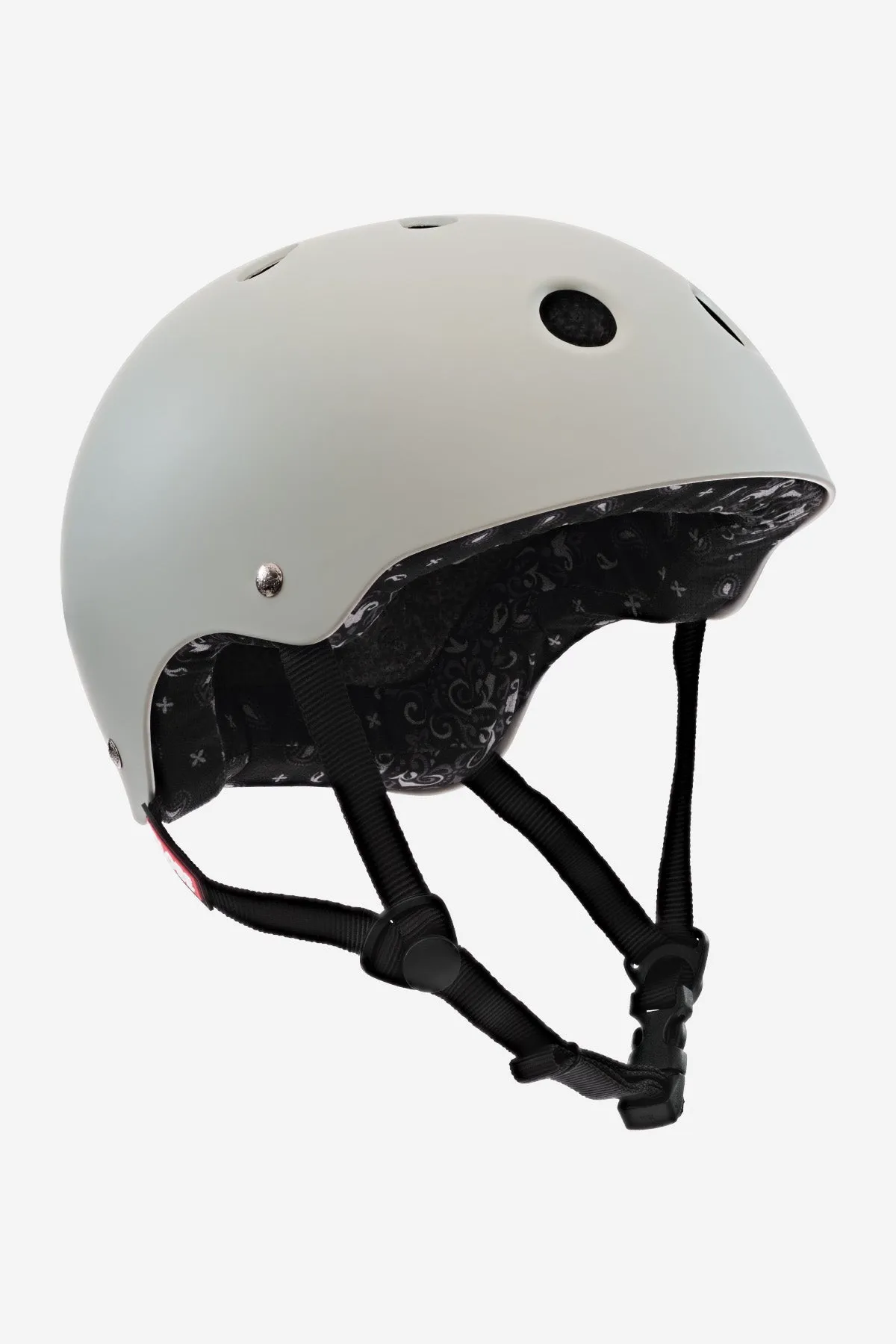 Goodstock Certified Helmet - Matte Gunmetal/Bandana
