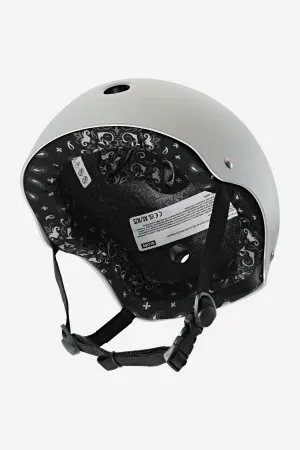 Goodstock Certified Helmet - Matte Gunmetal/Bandana
