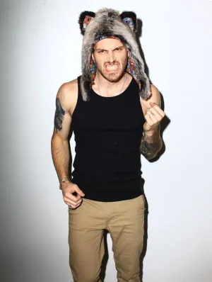Grey Wolf 1/2 Hood SpiritHood