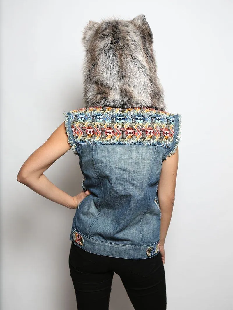 Grey Wolf 1/2 *Unisex* SpiritHood