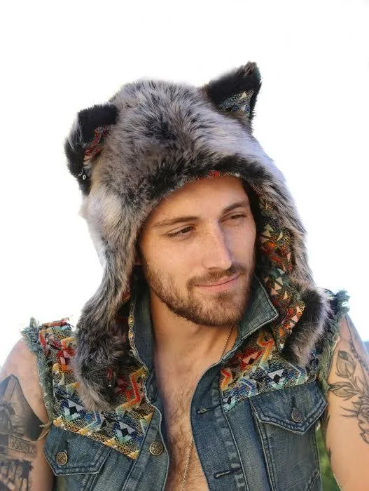 Grey Wolf 1/2 *Unisex* SpiritHood