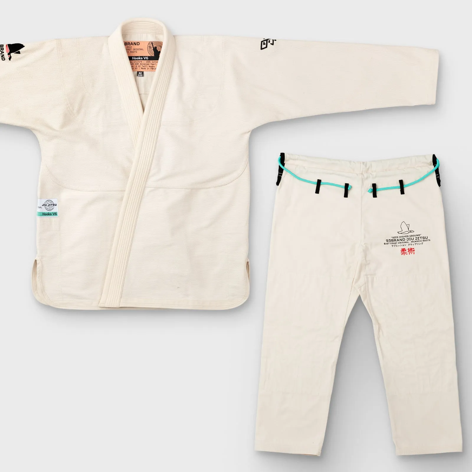 HOOKS V6 Jiu Jitsu Gi - Unbleached