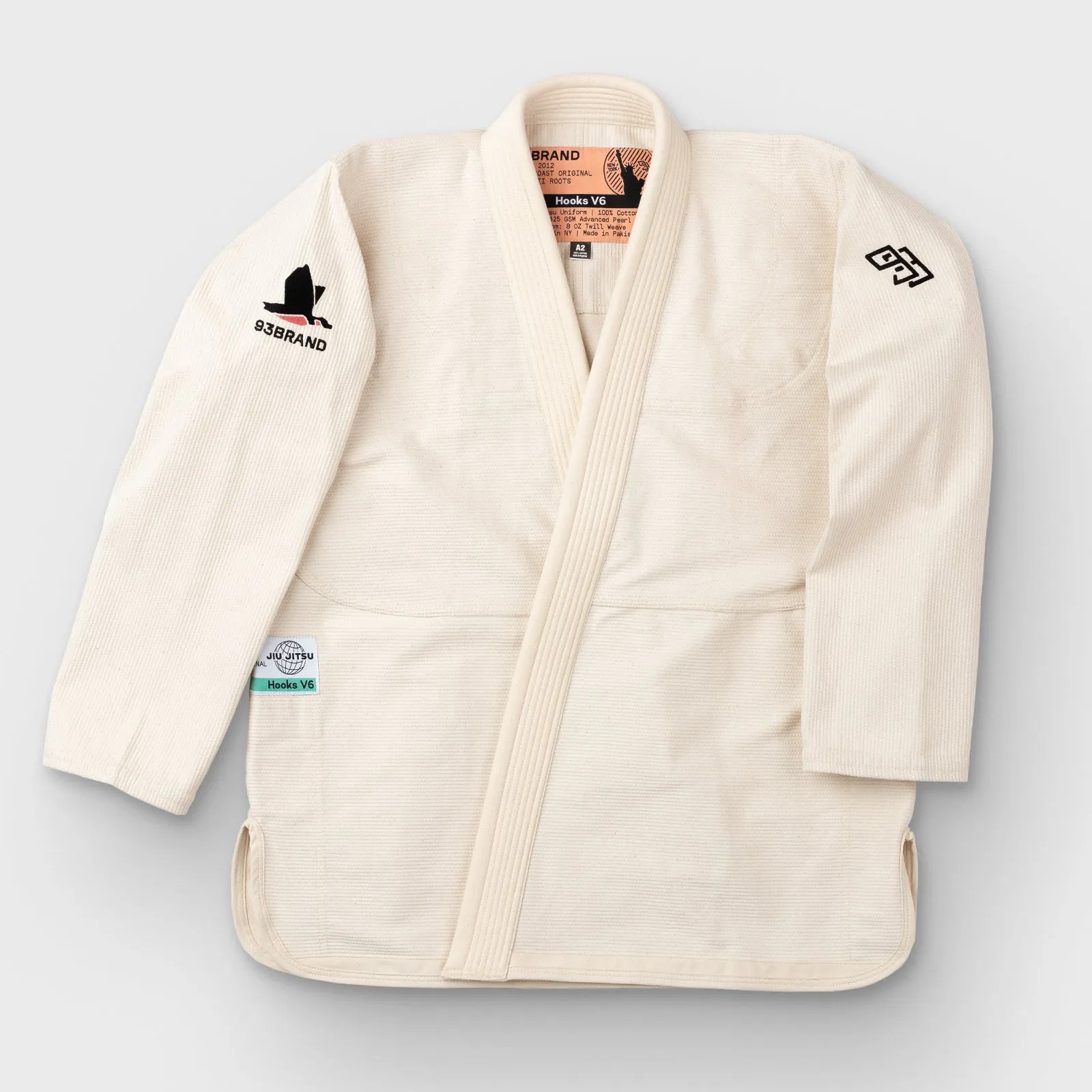 HOOKS V6 Jiu Jitsu Gi - Unbleached