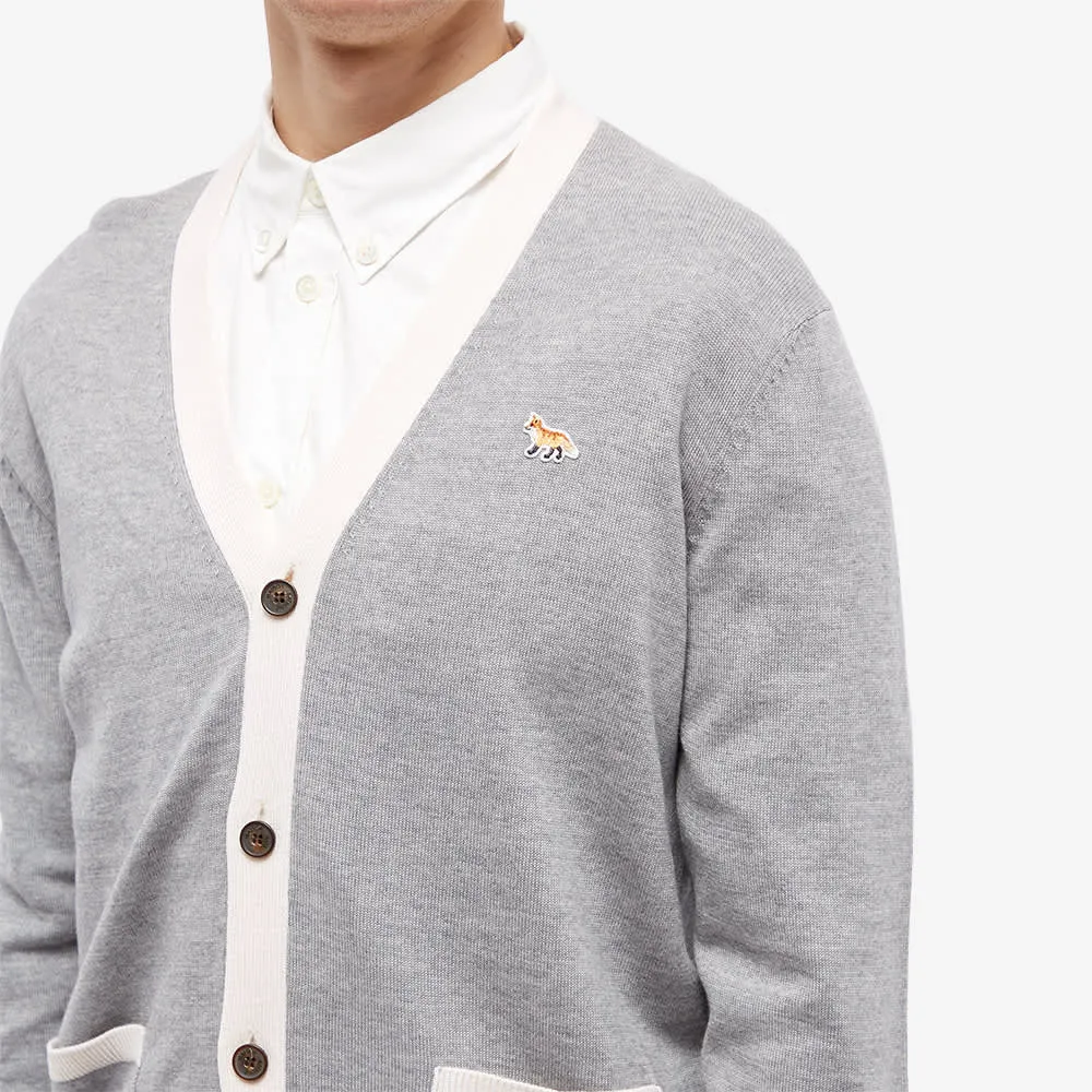 Jumper Maison Kitsuné Baby Fox Patch Bicolor Classic Cardigan
