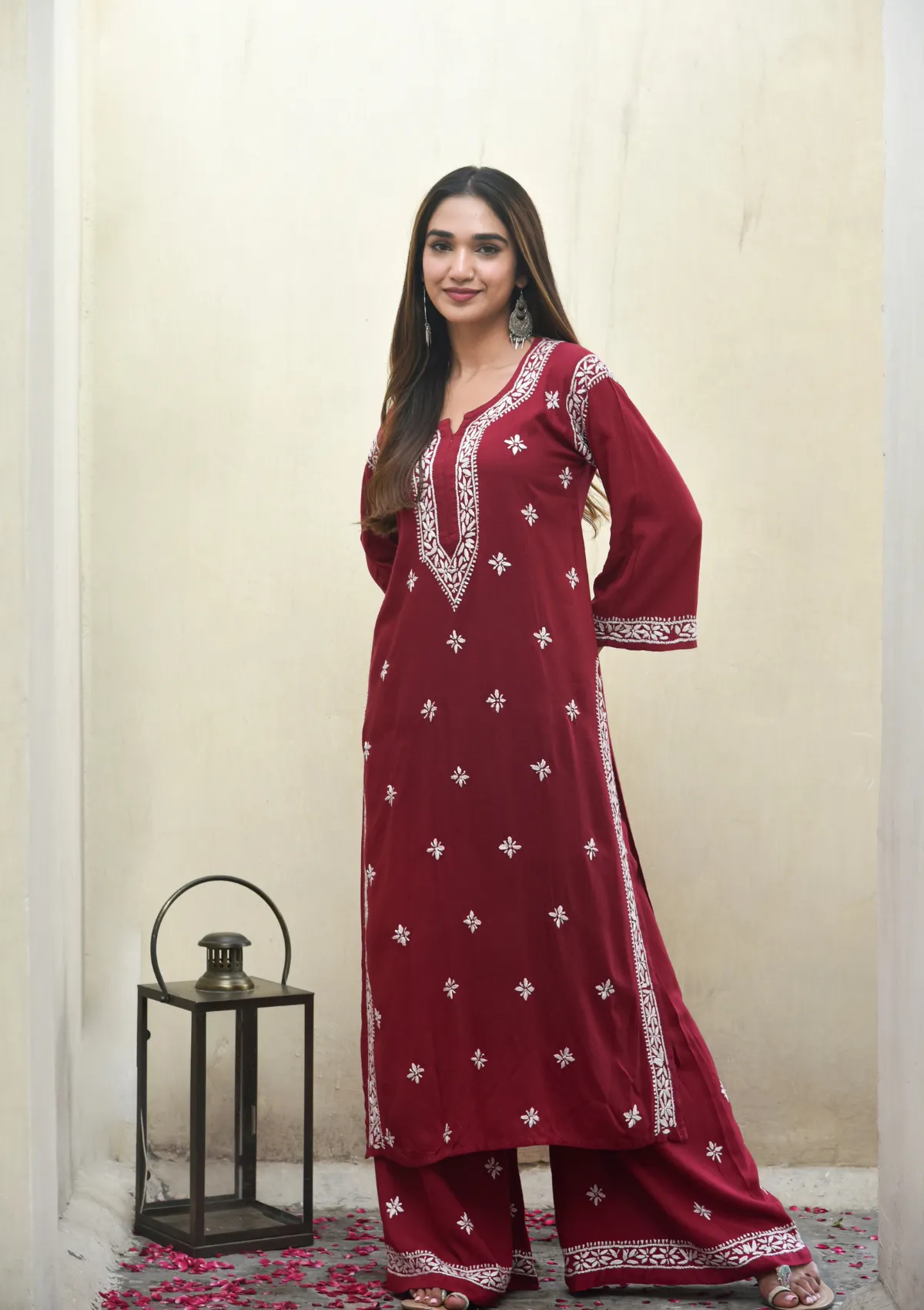 Lina Rayon Straight Kurta Set
