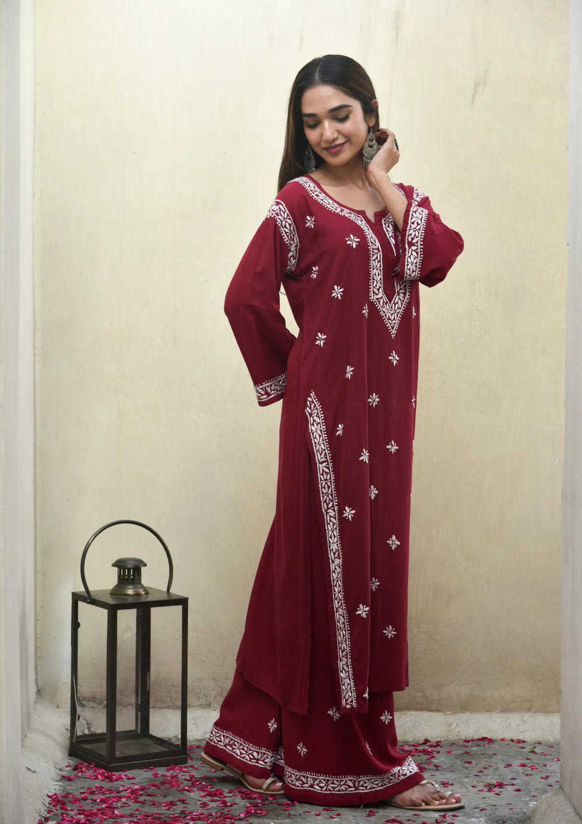 Lina Rayon Straight Kurta Set