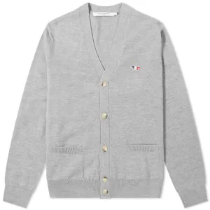 Maison Kitsuné Tricolor Fox Patch Classic Cardigan Jumper