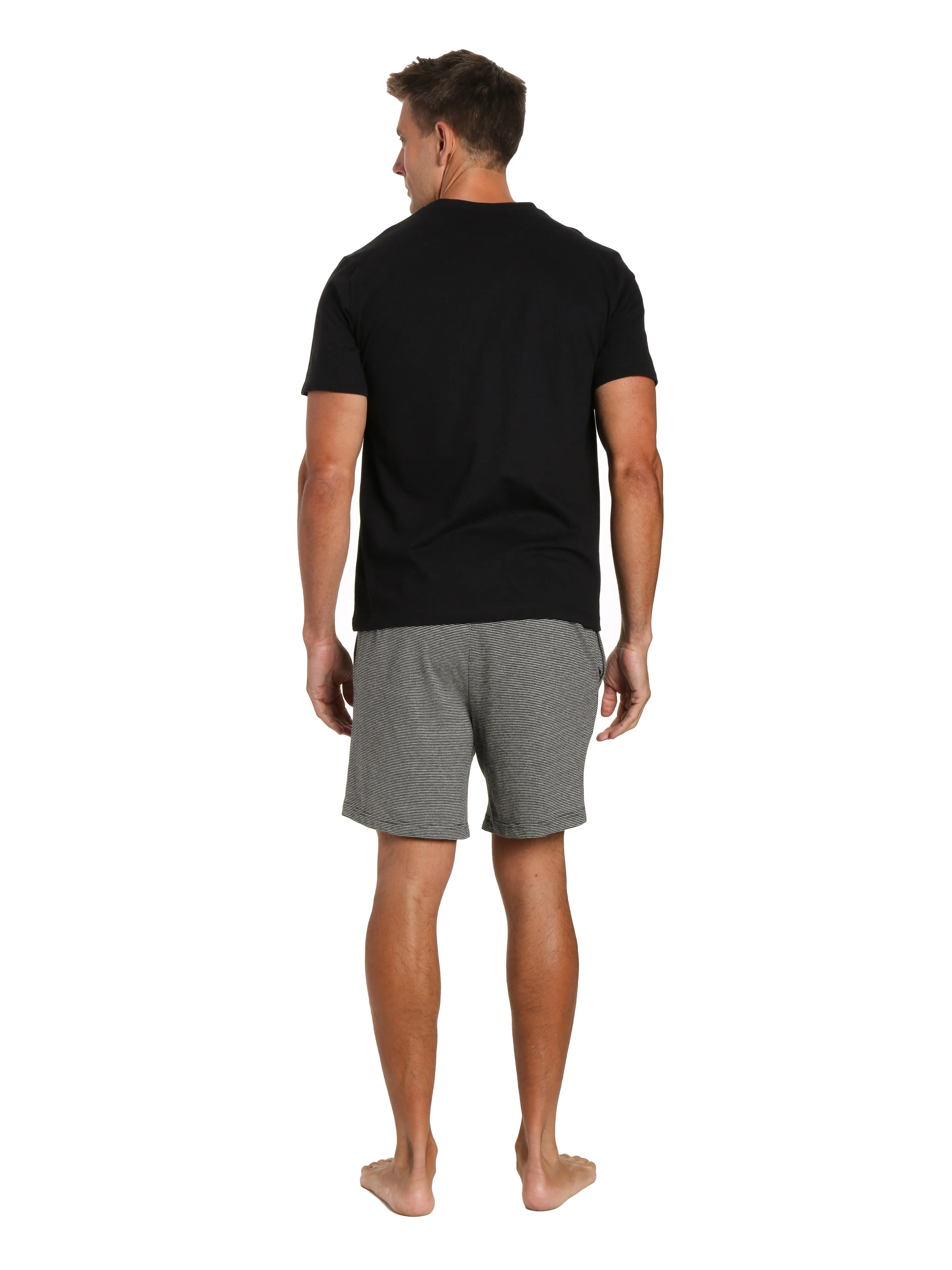 Mens Knit Short Lounge Set