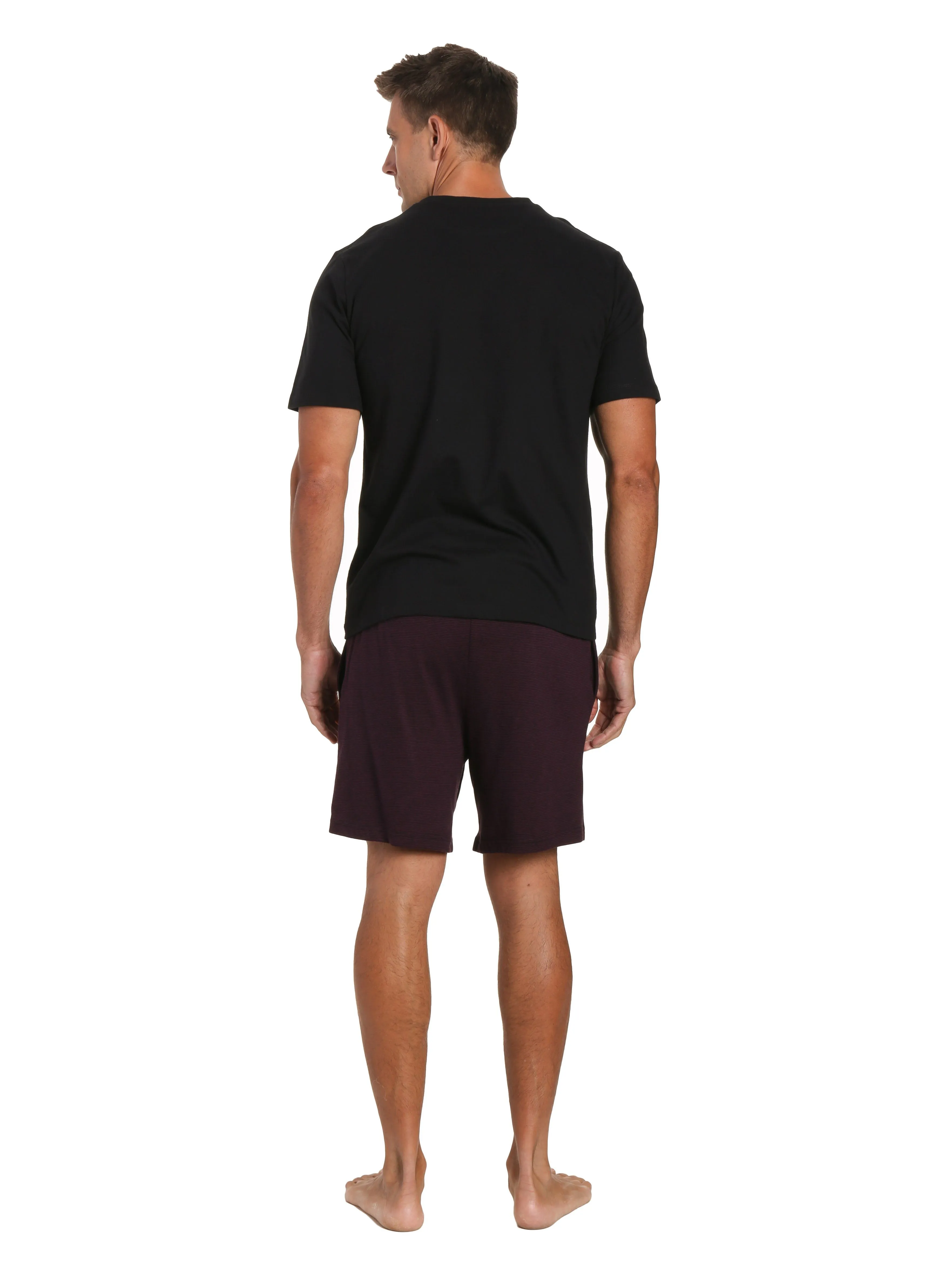 Mens Knit Short Lounge Set