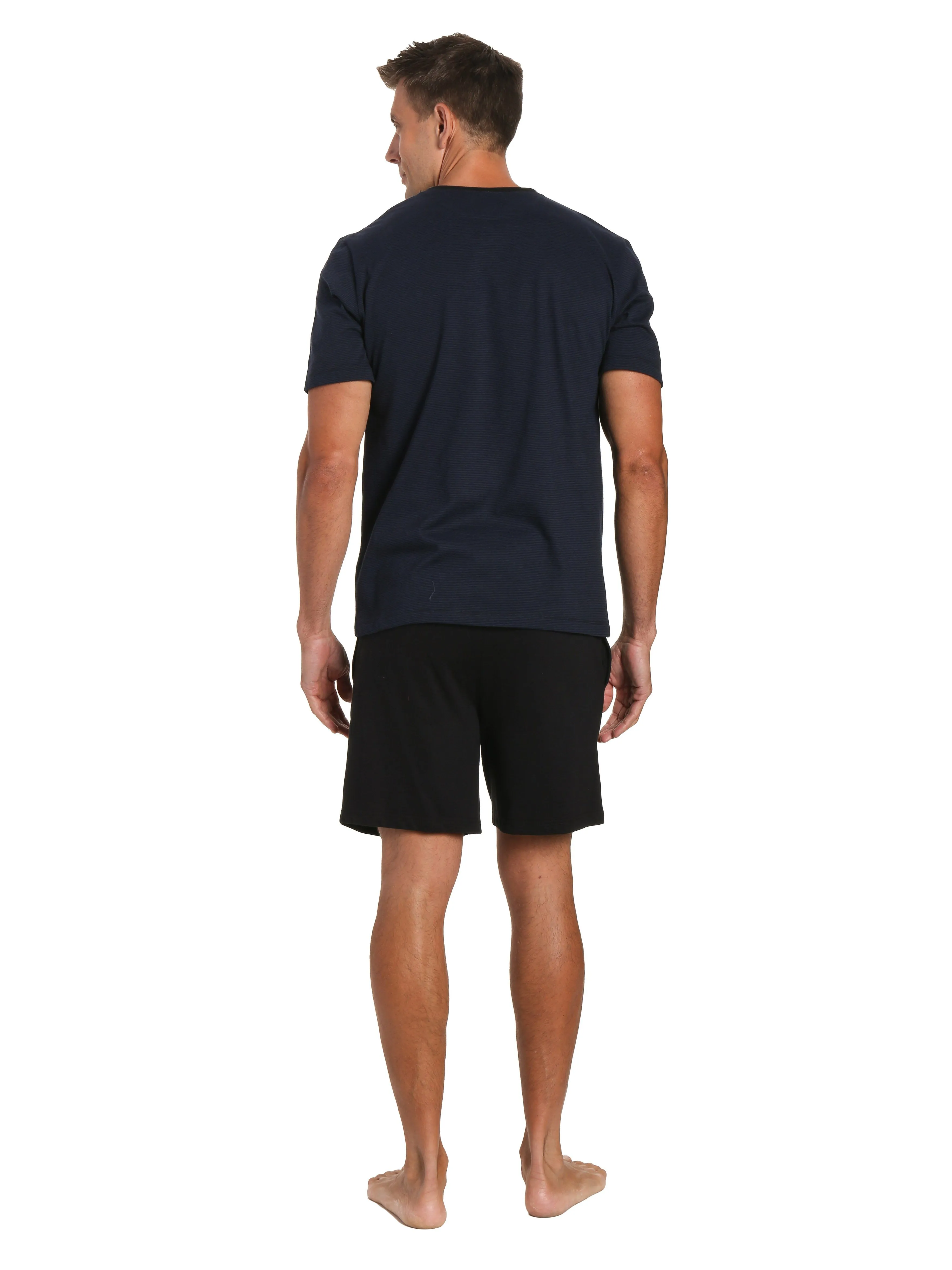 Mens Knit Short Lounge Set