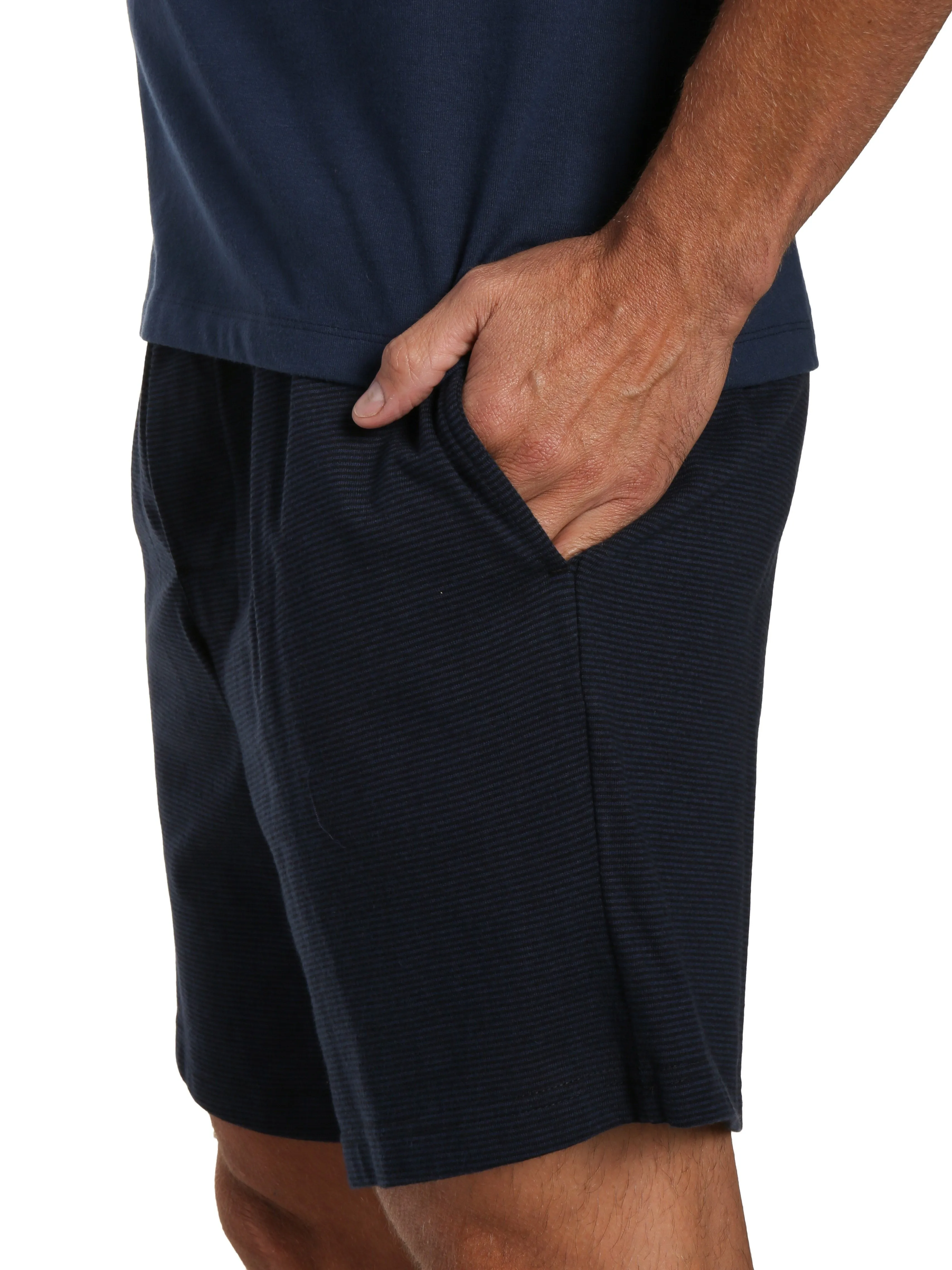 Mens Knit Short Lounge Set