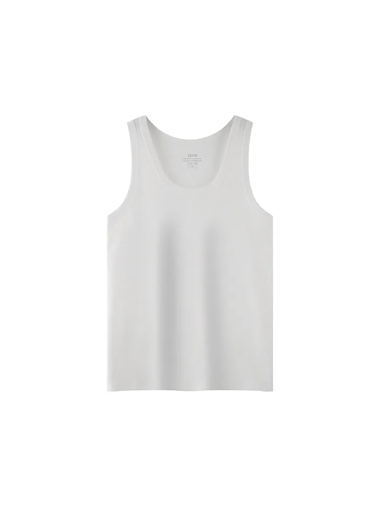 Men'S Silk Bottoming Tank Vests