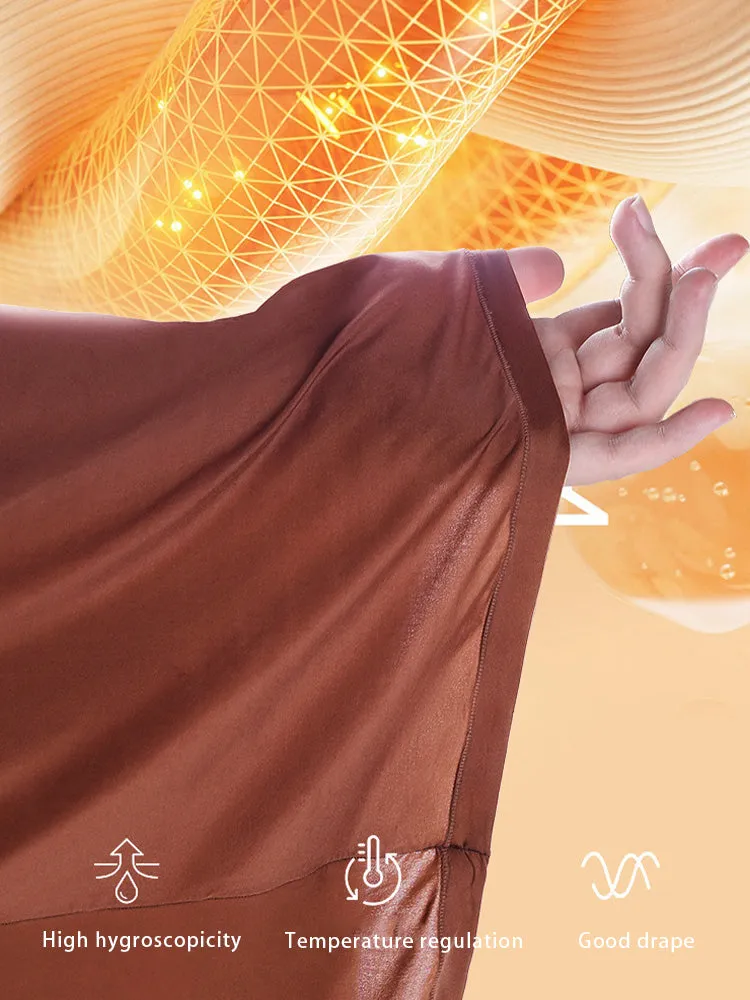 Men's Skin-Friendly Ultra-Thin High-Elastic Anti-Static Thermal Base Layer Tops & Bottoms