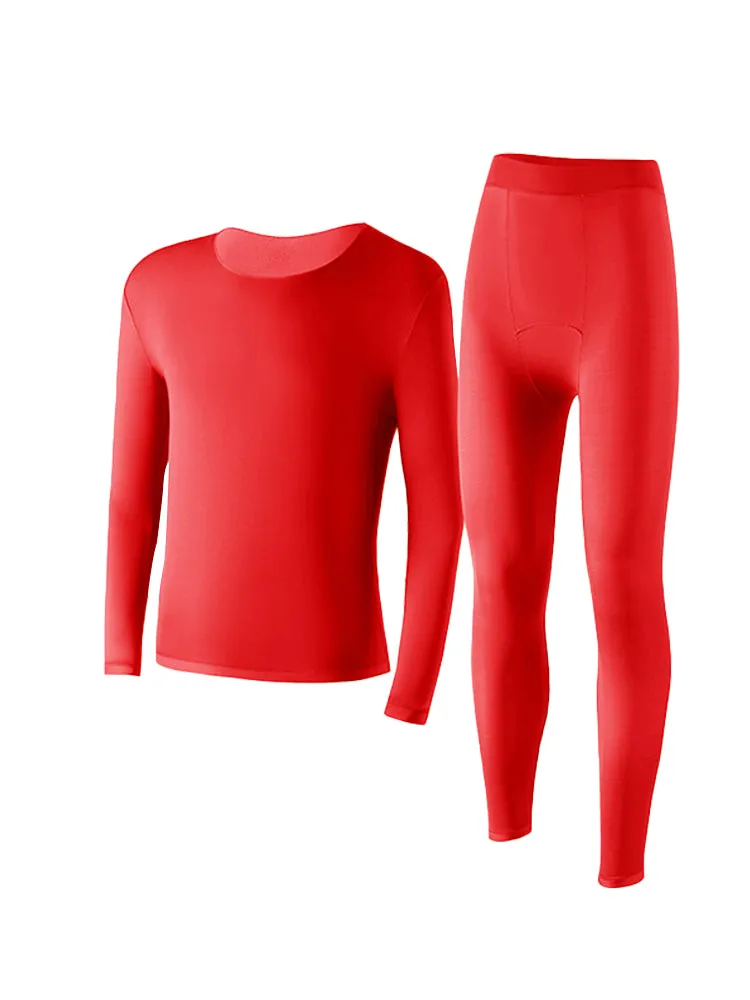 Men's Skin-Friendly Ultra-Thin High-Elastic Anti-Static Thermal Base Layer Tops & Bottoms
