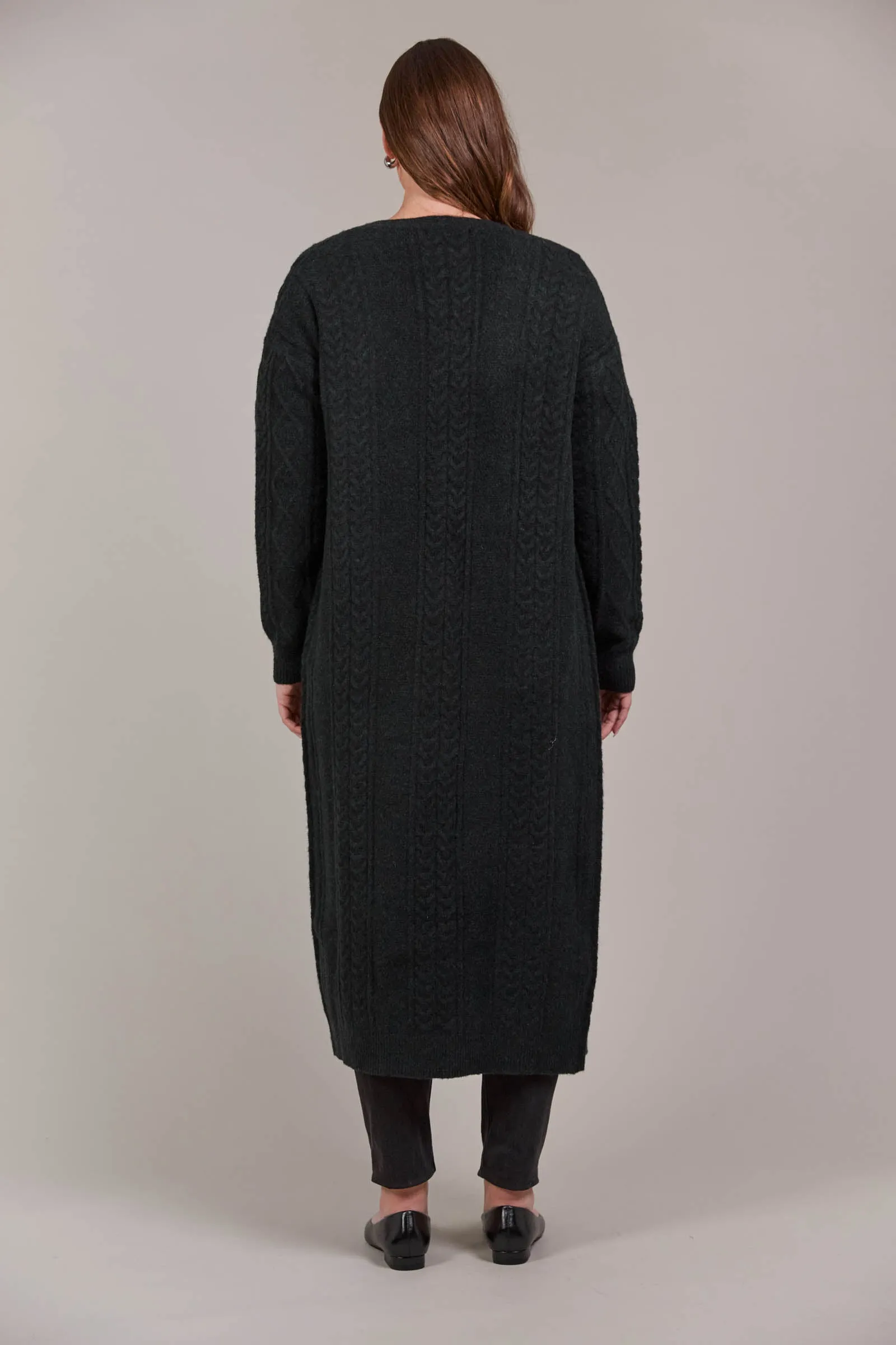 Merano Maxi Cardigan - Char
