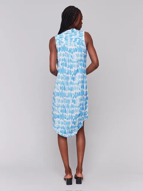 Printed Button Down Dress