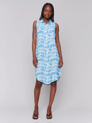 Printed Button Down Dress