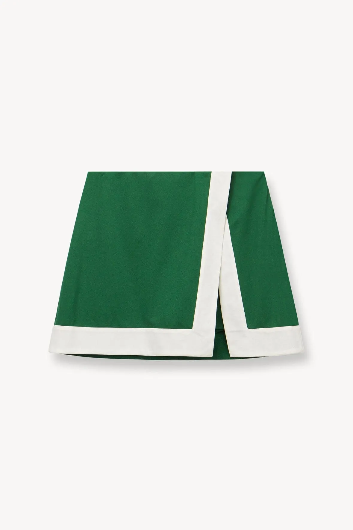 RALLY SKIRT | COURT GREEN IVORY