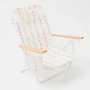 Rio Sun Luxe Beach Chair (Stripe)
